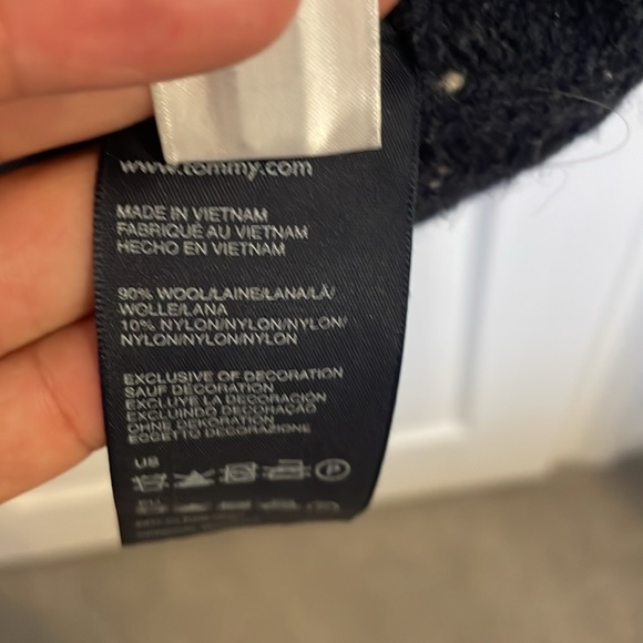 Tommy 1/4 zip wool turtle neck sweater - Picture 5 of 5